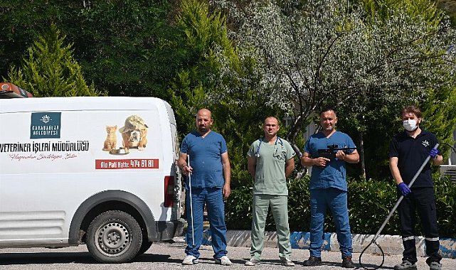 Karabağlar'da kurban yakalama timi iş başında