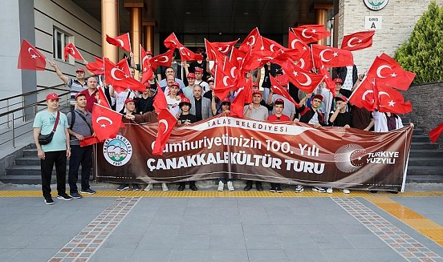 Kayseri Talas'tan 100'ncü yıl onuruna gezi
