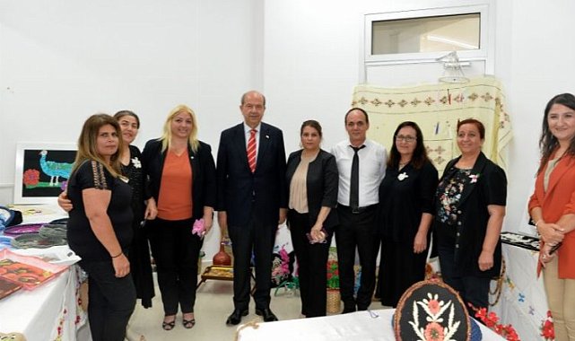 KKTC'de köy kadınlarının el emekleri sergilendi