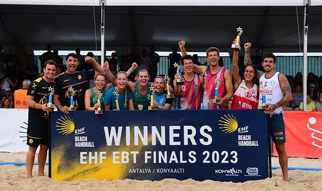 Konyaaltı'nda EHF ebt finalleri sona erdi