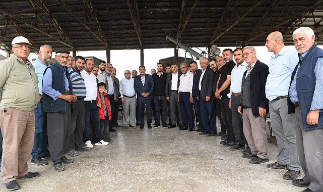 Malatya'da Başkan Gürkan'dan Buğday Pazarı'na ziyaret