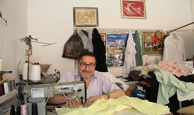 69 yıldır dikiş makinesi başında geçen bir ömür (ÖZEL HABER)