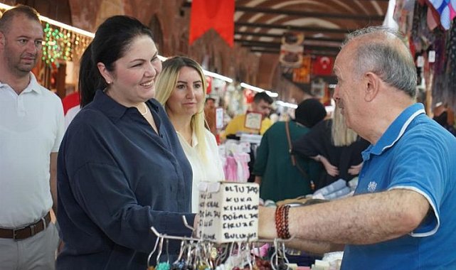 Edirne'de AK Parti'den Selimiye Arastası'na ziyaret