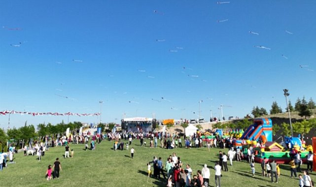 Konya Selçuklu'da çocuklar bu şenliği çok sevdi