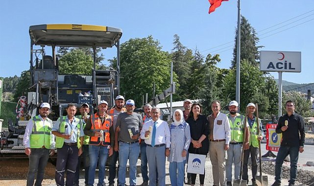 Kütahya'da personeli serinleten ikram