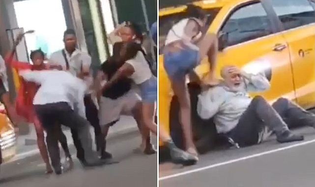 New York'ta Taksi Şoförünü Linç Ettiler
