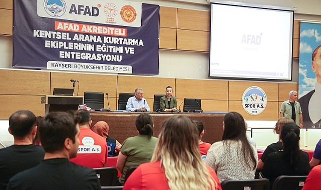 AFAD'dan Kayseri'de eğitim ve seminer