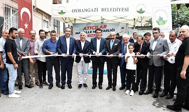 Bursa Osmangazi'de Atıcılar'a yeni muhtarlık binası