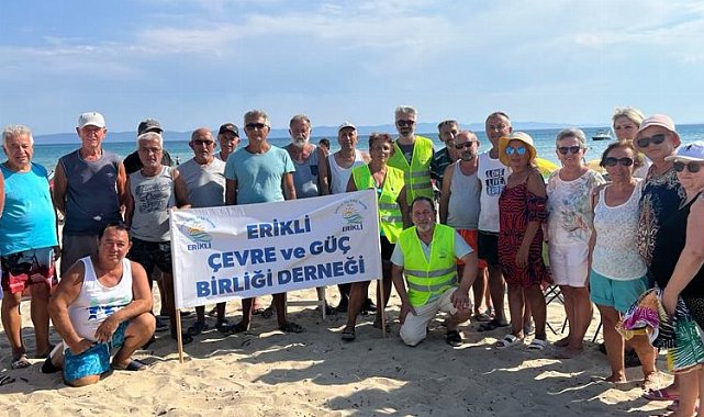 ERÇED'den Erikli sahilinde sandayeli eylem