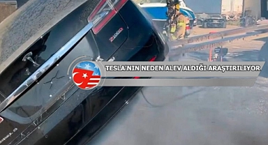California'da Tesla Kendiliğinden Alev Aldı