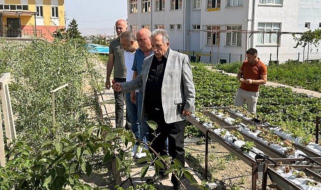 Kayseri Talas'ta örnek deneme bahçeleri