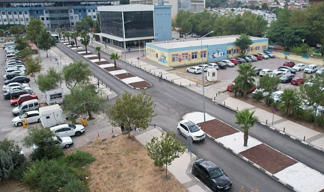 Manisa'da üniversite hastanesine peyzaj çalışması