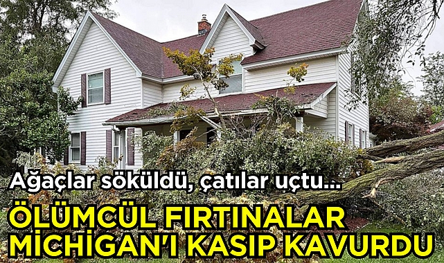 Ölümcül fırtınalar Michigan'ı Kasıp Kavurdu, En Az 5 Kişi Öldü