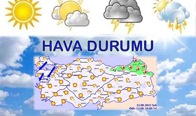 Yurtta bugün hava nasıl olacak?