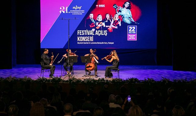 '21. Mersin Uluslararası Müzik Festivali' müzikseverlerle buluştu
