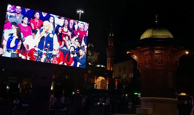 Bursa Osmangazi'de 'Milli' coşku