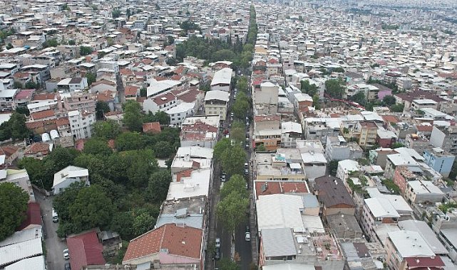 Bursa'da Teyyareci Mehmet Ali Caddesi yenilendi