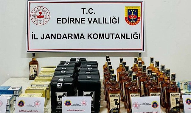 Edirne'de gümrük kaçaklarına el konuldu