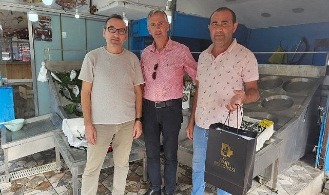 İzmit Belediyesi'nden balıkçılara ziyaret