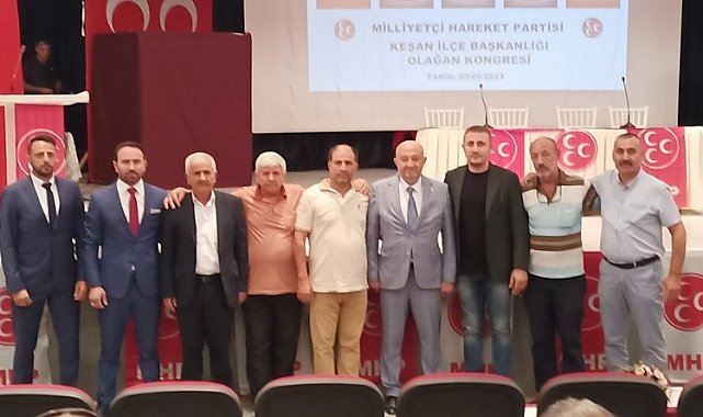 Keşan MHP'de Adnan İnan güven tazeledi