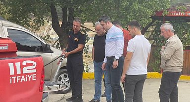 Keşan'da CHP'den Keşan İtfaiyesi'ne ziyaret