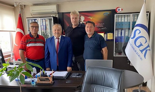 Keşanspor'dan SGK Müdürü İpek'e teşekkür