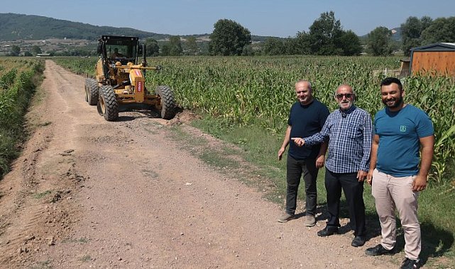 Kocaeli'de kırsalda arazilere ulaşmak daha kolay