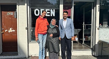 Paterson'un sıcak işletmesi 'Lezzet'e sürpriz ziyaret: YTB Başkanı Eren'den ABDPost'a teşekkür