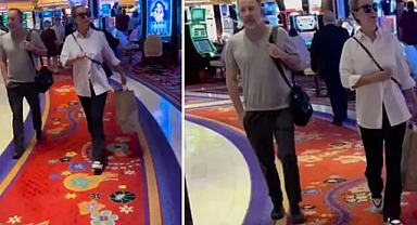 Sergen, Las Vegas'ta bir casinoda görüntülendi