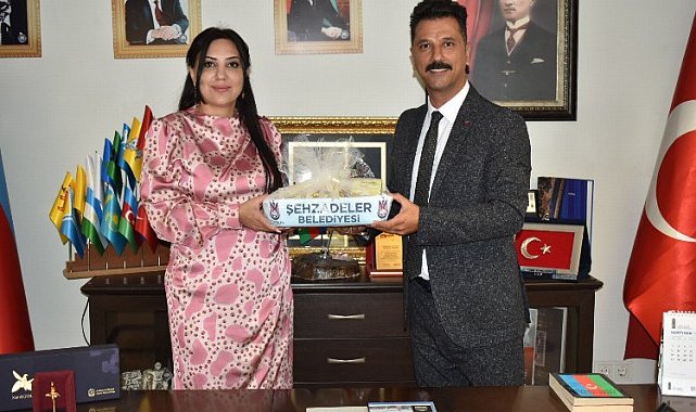 Siirtli başkandan Manisalı Azerilere ziyaret