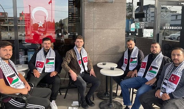 AK Gençler'den Filistin protestosu