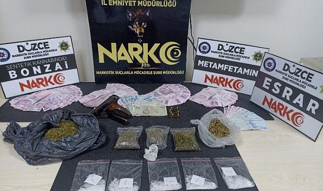 Düzce'de uyuşturucu operasyonu: 2 gözaltı