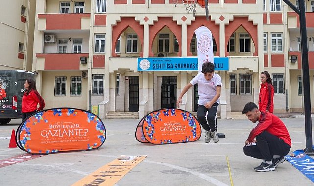 Gaziantep'te öğrenciler yetenek taramasında