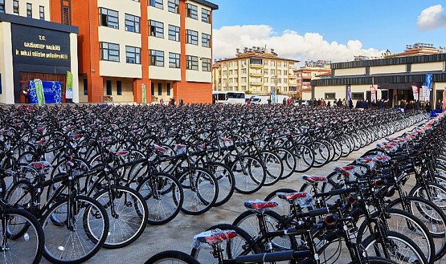 Gaziantep'te sıra öğretmenlerde... 40 bin öğretmene bisiklet dağıtılacak