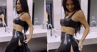 Kim Kardashian’ın zor anları: Ceketle gizleyebildim
