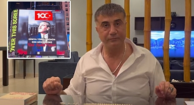Times Meydanı’nda Sedat Peker’in Cumhuriyet Bayramı mesajı yayınlandı