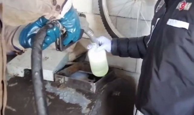 1 milyon litre kaçak akaryakıta 'Çengel'