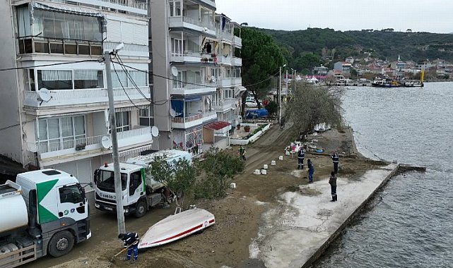 Bursa sahillerinde fırtına teyakkuzu