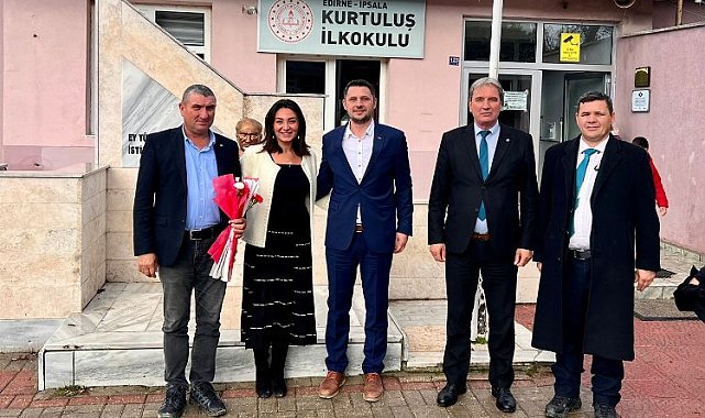 İpsala'da Aybike Şimşek öğretmenleri unutmadı