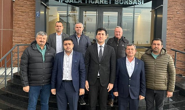 İpsala'da Cumhuriyet Savcılarından Ticaret Borsası'na ziyaret