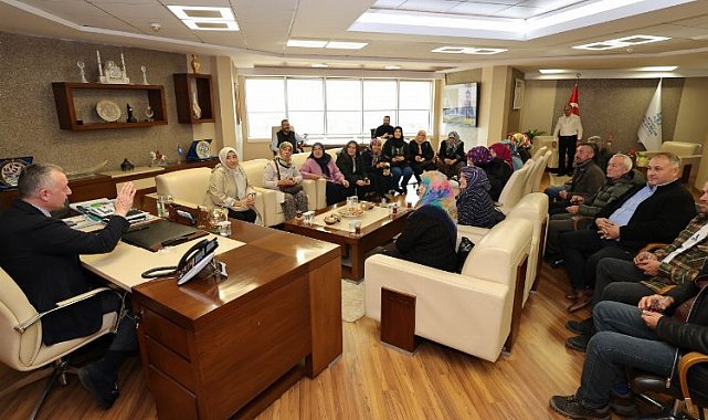 Kandıralı üretici kadınlardan Başkan Büyükakın'a ziyaret