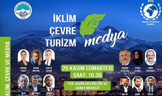 Kayseri Büyükşehir'den İklim, Çevre ve Turizm Konferansı
