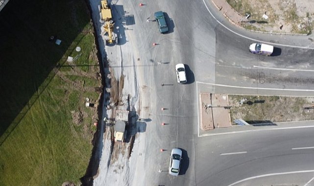 Kayseri Büyükşehir'den yol genişletme çalışması