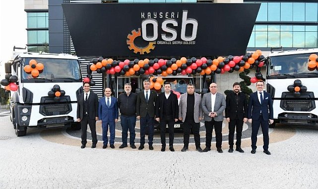 Kayseri OSB'nin araç filosuna 6 taze kuvvet