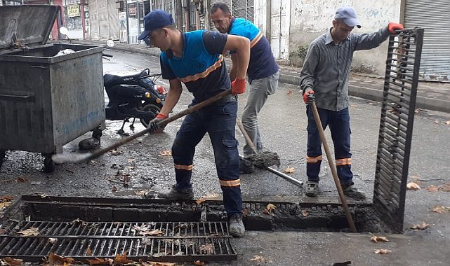 MASKİ'den yağmur suyu ızgaralarındaki temizlik çalışmalarına devam