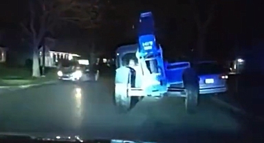 Michigan’da forklift çalan çocuk şehri birbirine kattı: Polislerden kaçamadı!