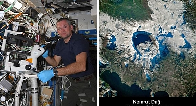 NASA Astronotu Mogensen, Nemrut Gölü’nü fotoğrafladı: Sosyal medyada gündem oldu