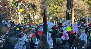 Madison Square Park'ta Filistin Protestosu!