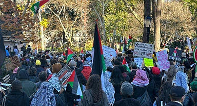 Madison Square Park'ta Filistin Protestosu!