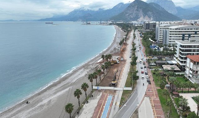 Antalya Büyükşehir'den Konyaaltı sahiline büyük yatırım